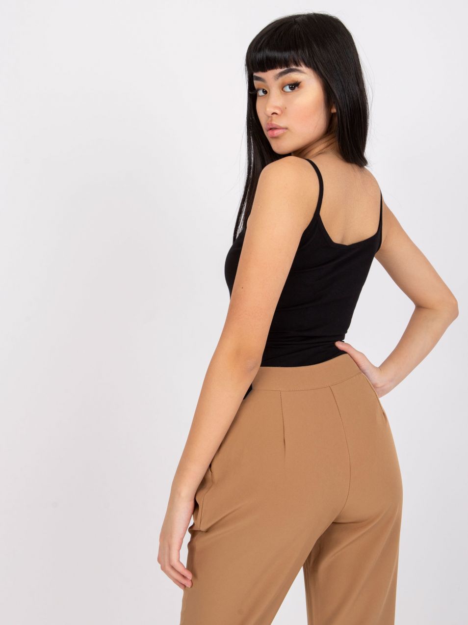 Girl's beige blouse with applications