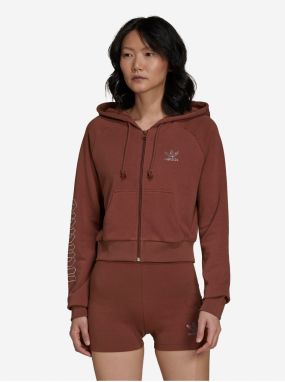 Mikiny pre ženy adidas Originals - hnedá