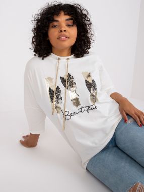 Women's cotton dark green sweatshirt with pockets