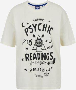 Biele dámske tričko Superdry Workwear Graphic Os Tee