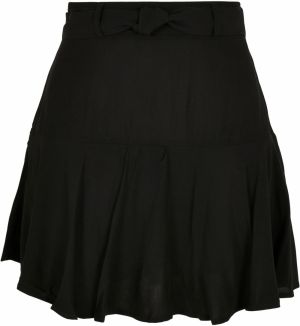 Women's viscose miniskirt black