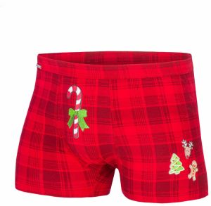 Boxers Candy Cane 017/42 Merry Christmas Red