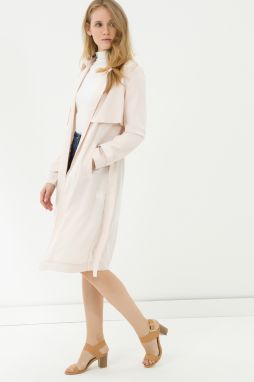 Koton Trench Coat - Ecru - Dvojradový