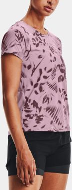 Fialové dámske tričko Under Armour Iso-Chill 200 Print SS