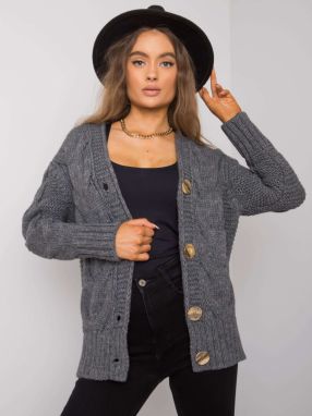 RUE PARIS Dark gray sweater