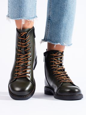 Tied dark green women's workers Vinceza