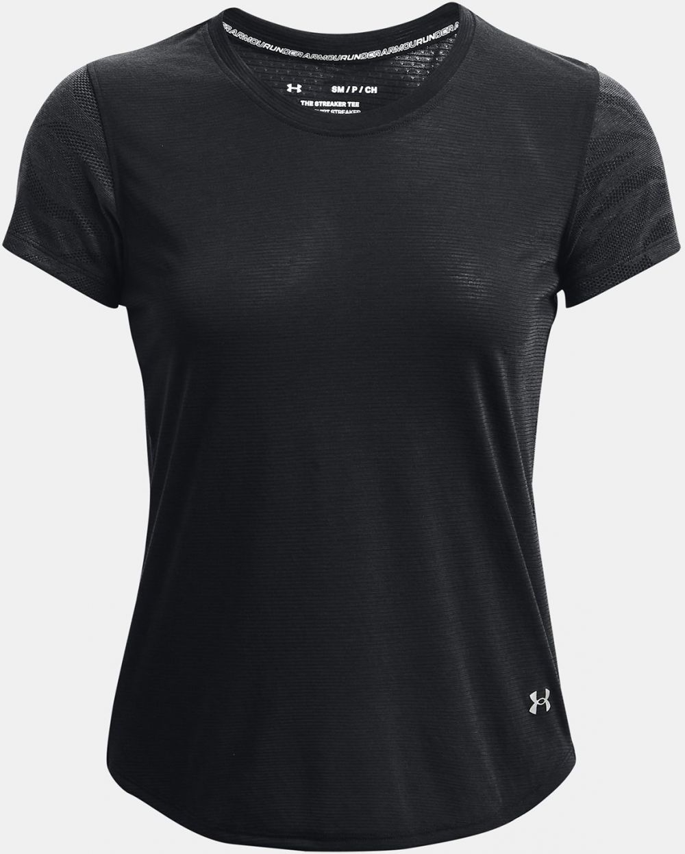 Čierne dámske tričko Under Armour UA Streaker Jacquard Tee