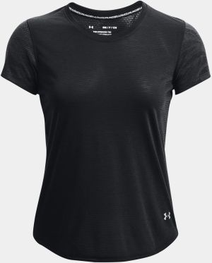 Čierne dámske tričko Under Armour UA Streaker Jacquard Tee