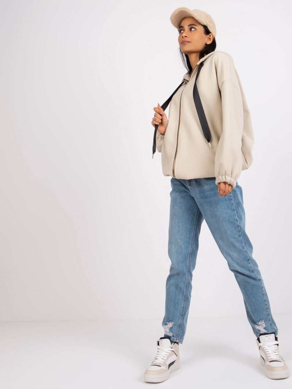 Sevilla Beige Hoodie