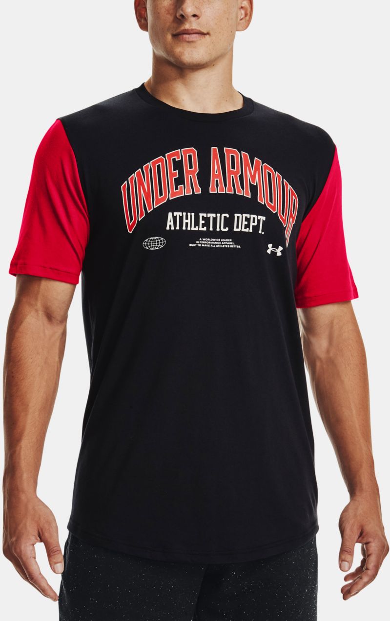 Under Armour T-Shirt UA ATH DEPT CLRBLK SS-BLK - Men