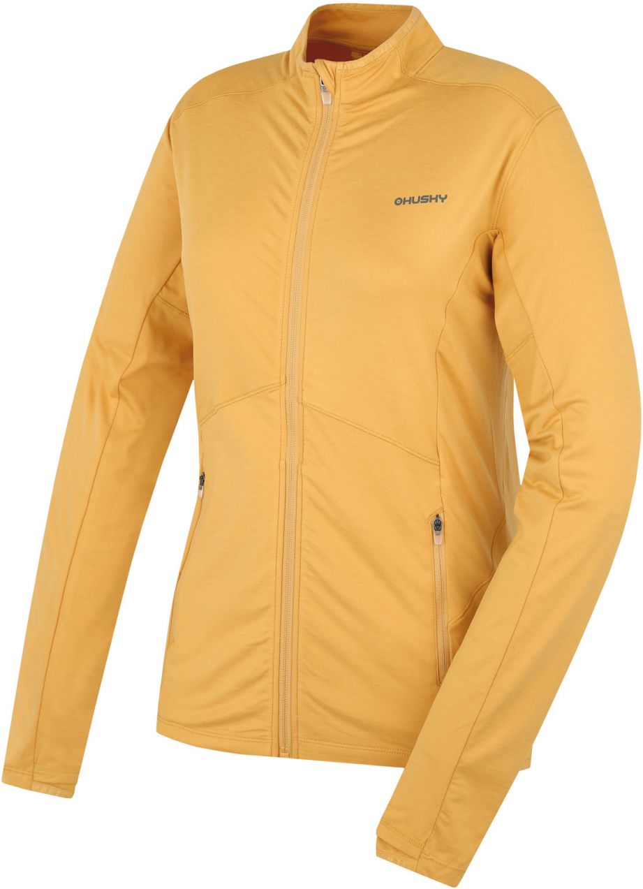 Dámska mikina HUSKY Tarp zips L svetlo žltá