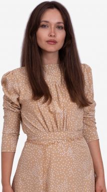 Shelvt gold women's belt with rhinestones