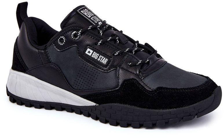 Men's Classic Sport Shoes Memory Foam Big Star KK174270 Black