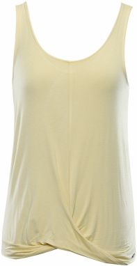 Women's cotton tank top ALPINE PRO FILIPA 2 mellow yellow variant ps