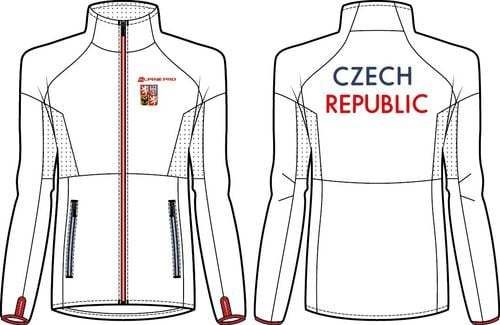 Men's jacket ALPINE PRO GOZEN white