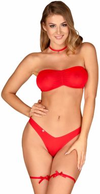 Kissmas Set + suspenders + choker for FREE! Reds