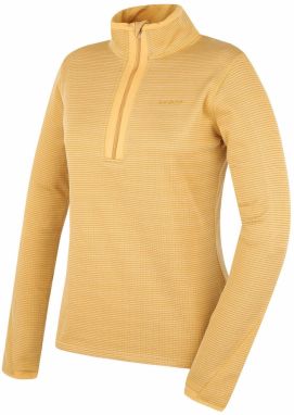 Women's sweatshirt with turtleneck HUSKY Artic L lt. yellow