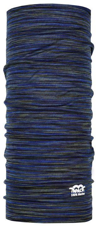 Neck warmer PAC MERINO WOOL MULTI Multi Deep Ocean