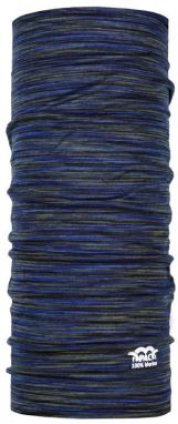 Neck warmer PAC MERINO WOOL MULTI Multi Deep Ocean