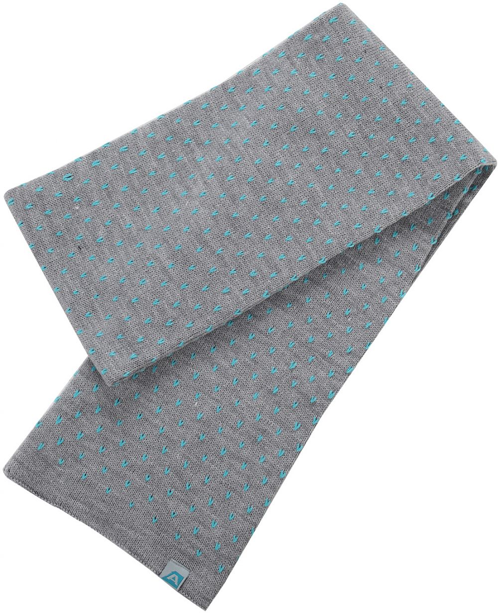 Knitted scarf ALPINE PRO JOSEBE viridian