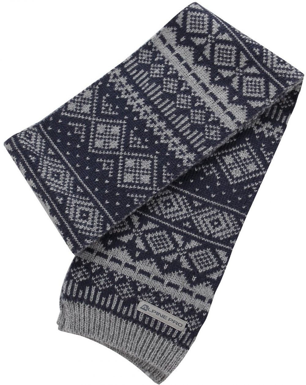 Pletený šál ALPINE PRO LERME mood indigo