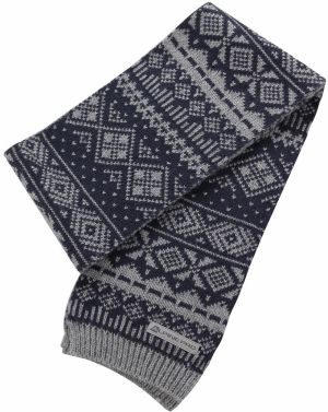 Pletený šál ALPINE PRO LERME mood indigo