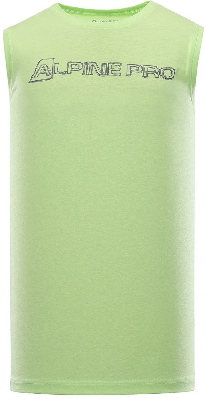 Man quick-drying tank top ALPINE PRO HOUDIN 2 french green