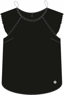 LADIES SHIRT L-KO-4031 BLACK