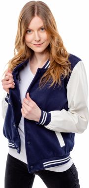 Women's Baseball Jacket GLANO - Dark Blue