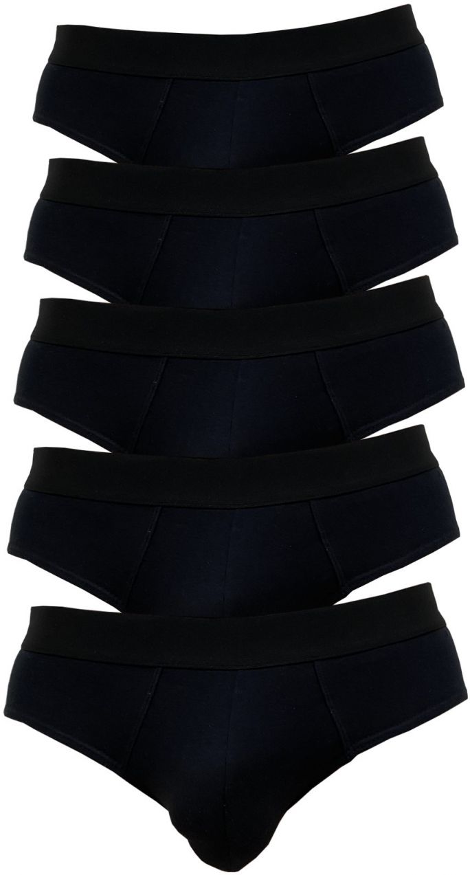 5PACK men's briefs Nedeto black