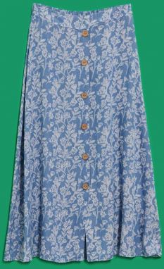 LADIES SKIRT L-SC-4010 BLUE