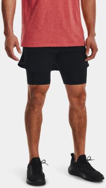 Čierne športové kraťasy Under Armour UA Peak Woven 2in1 Sts