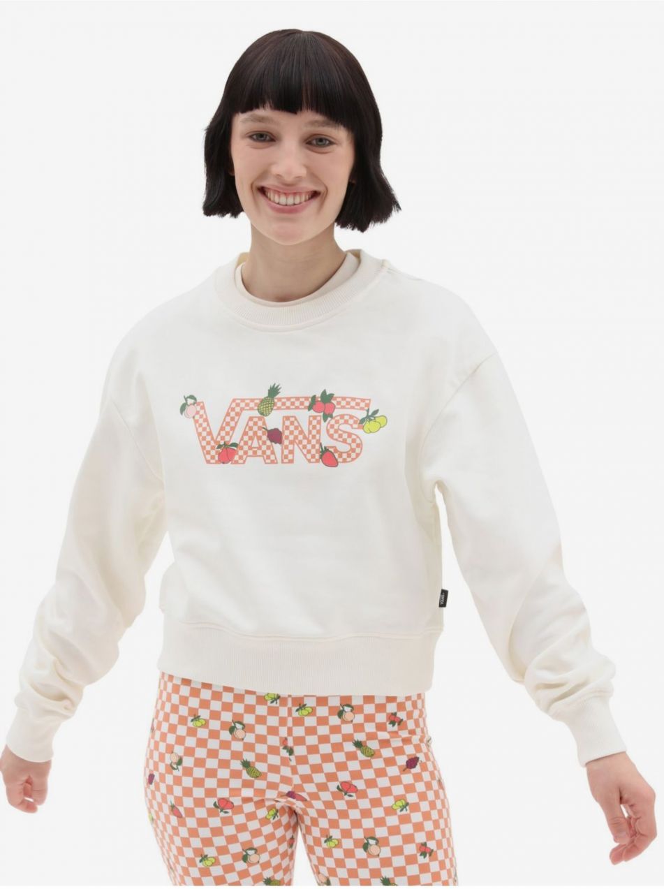 Mikiny pre ženy VANS - krémová, ružová