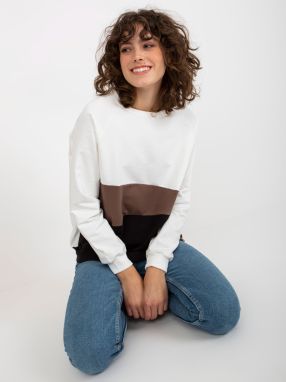Basic black and white cotton hoodie