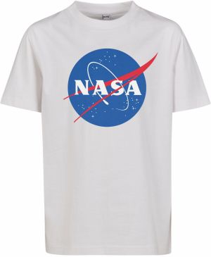 Detské tričko NASA Insignia biele