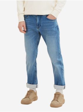 Modré pánske slim fit džínsy Tom Tailor