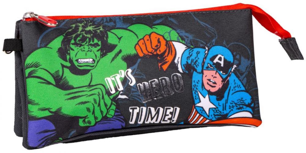 PENCIL CASE 3 COMPARTIMENTOS AVENGERS