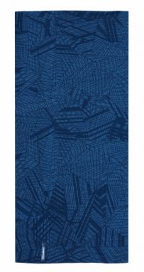 Multifunctional merino scarf HUSKY Merbufe blue