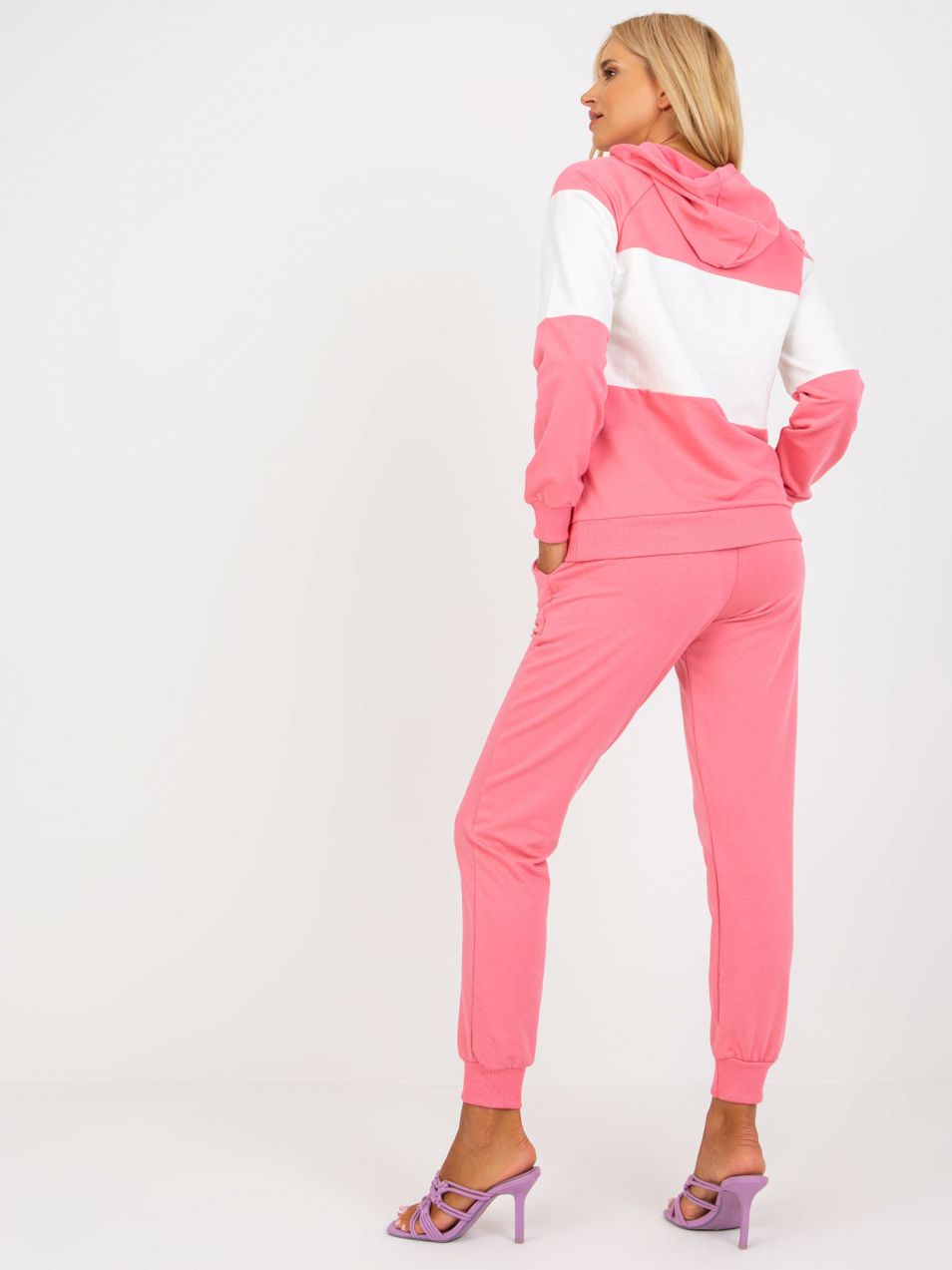Pink and purple sweatshirt with sweatshirt