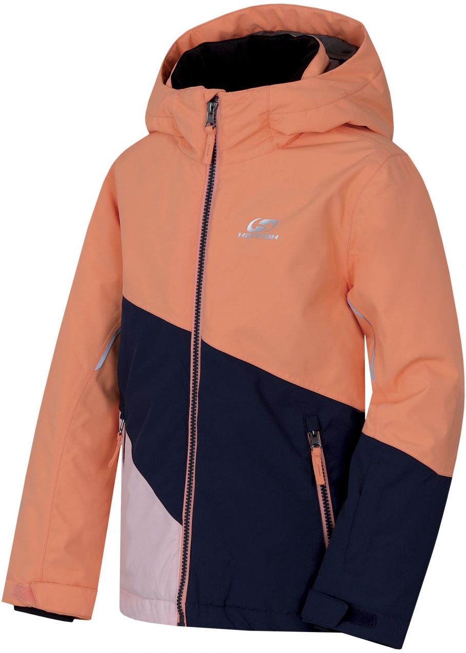 Winter ski jacket Hannah KIGALI JR cantaloupe/dress blues