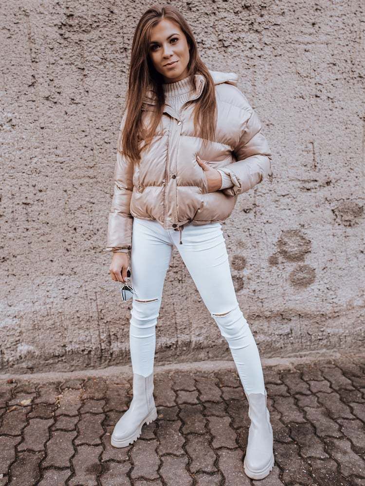 Women's jacket SIMMON light beige Dstreet