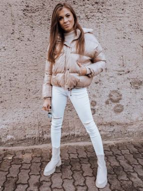 Women's jacket SIMMON light beige Dstreet