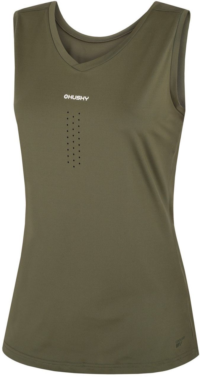 Women's reversible functional tank top HUSKY Tango L tm. khaki