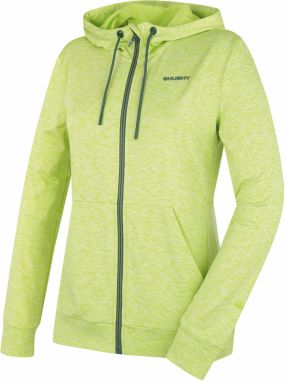 Women's hoodie HUSKY Alony L bright green