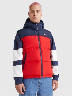 Vesty pre mužov Tommy Jeans - červená, tmavomodrá