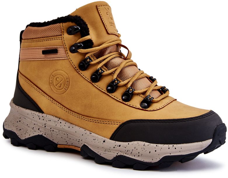 Men's insulated trekking shoes Cross Jeans KK1R4026C Camel