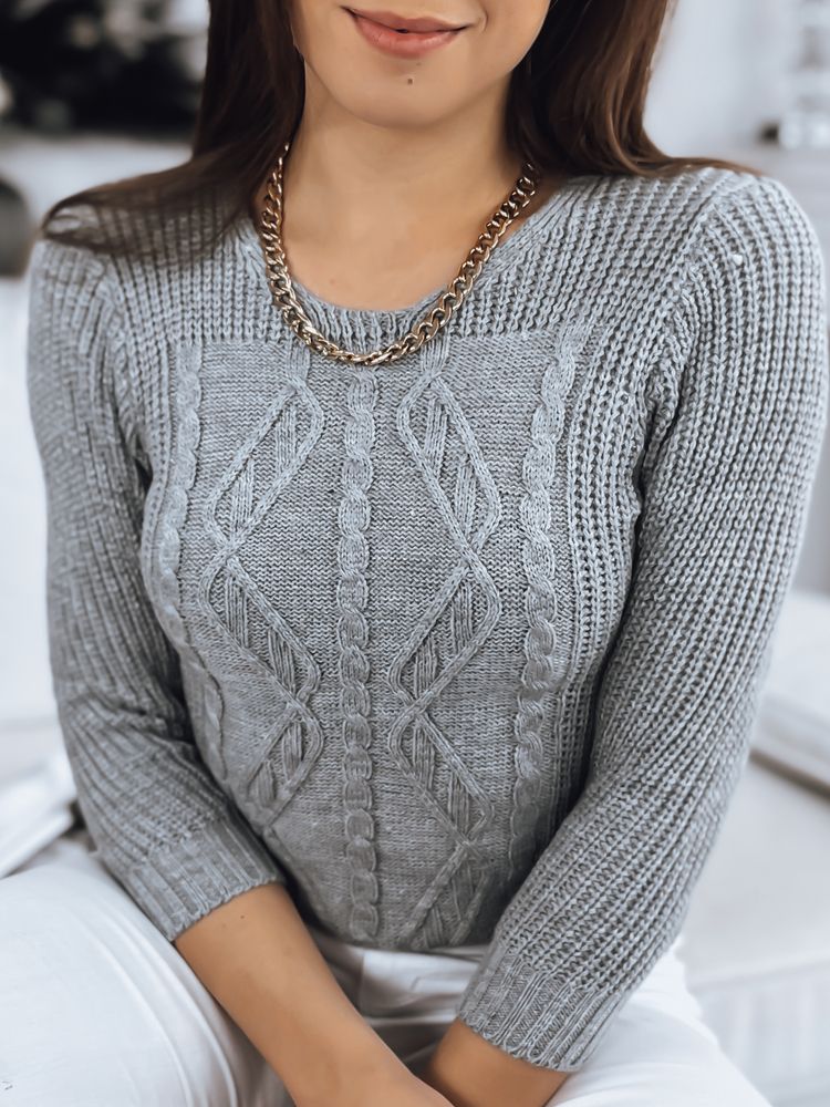 Women's sweater MIRA light grey Dstreet
