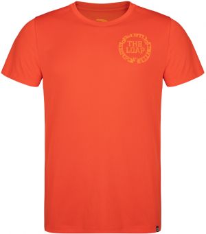 Oranžové pánske tričko LOAP MUSLAN
