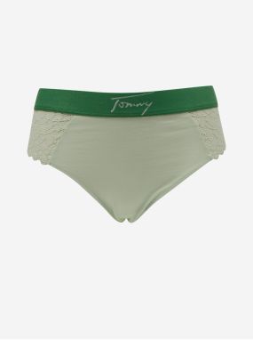 Nohavičky pre ženy Tommy Jeans - svetlozelená, tmavozelená