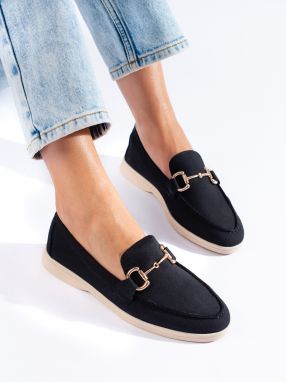 Suede shoes black Shelvt